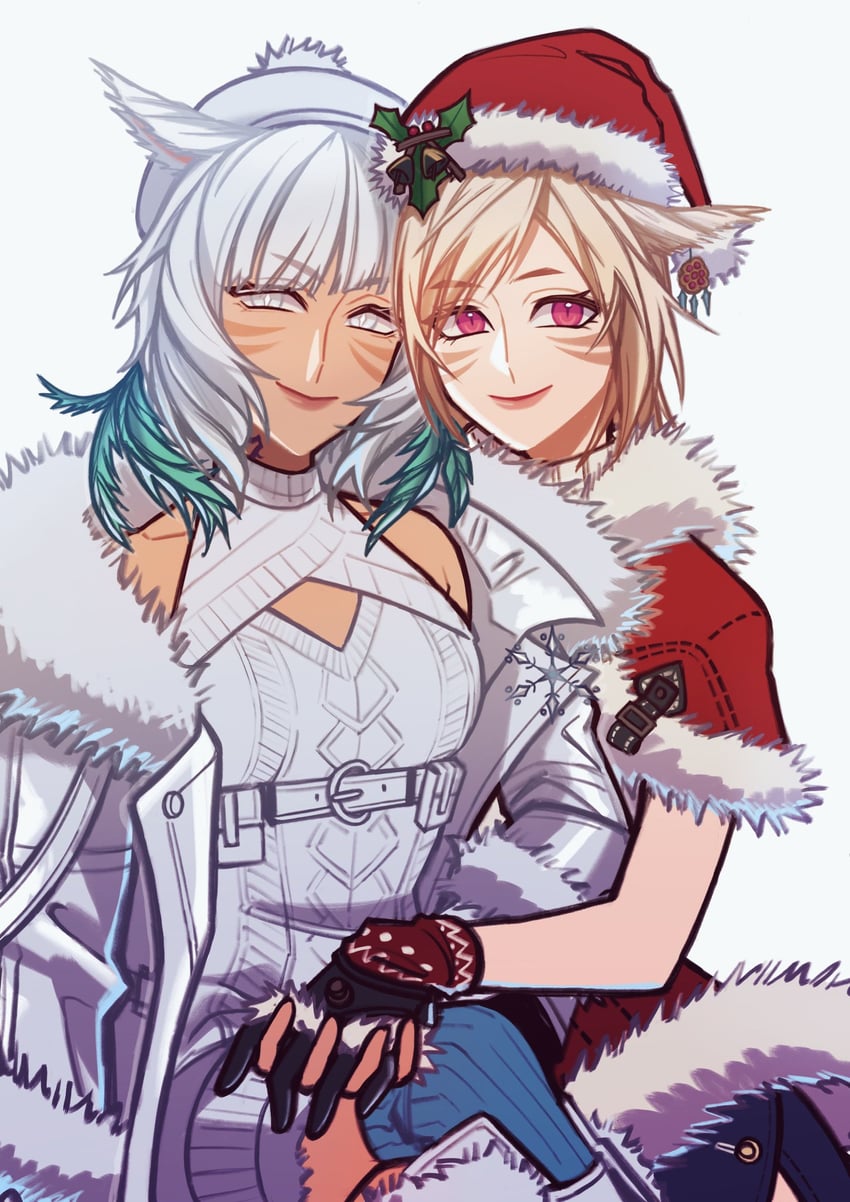 warrior of light, tifa lockhart, aerith gainsborough, and y'shtola rhul (final fantasy and 3 more) drawn by seilidare