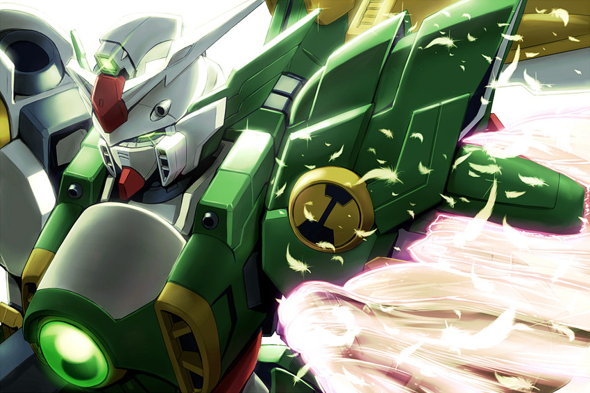 wing gundam fenice (gundam and 1 more) drawn by tora_(huuunnji)