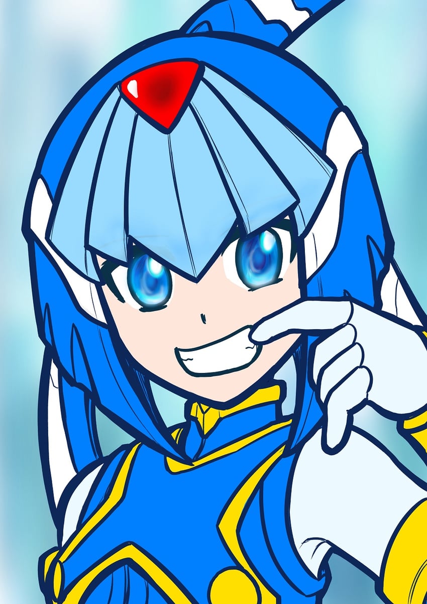 fairy leviathan (mega man and 1 more) drawn by aoihito72