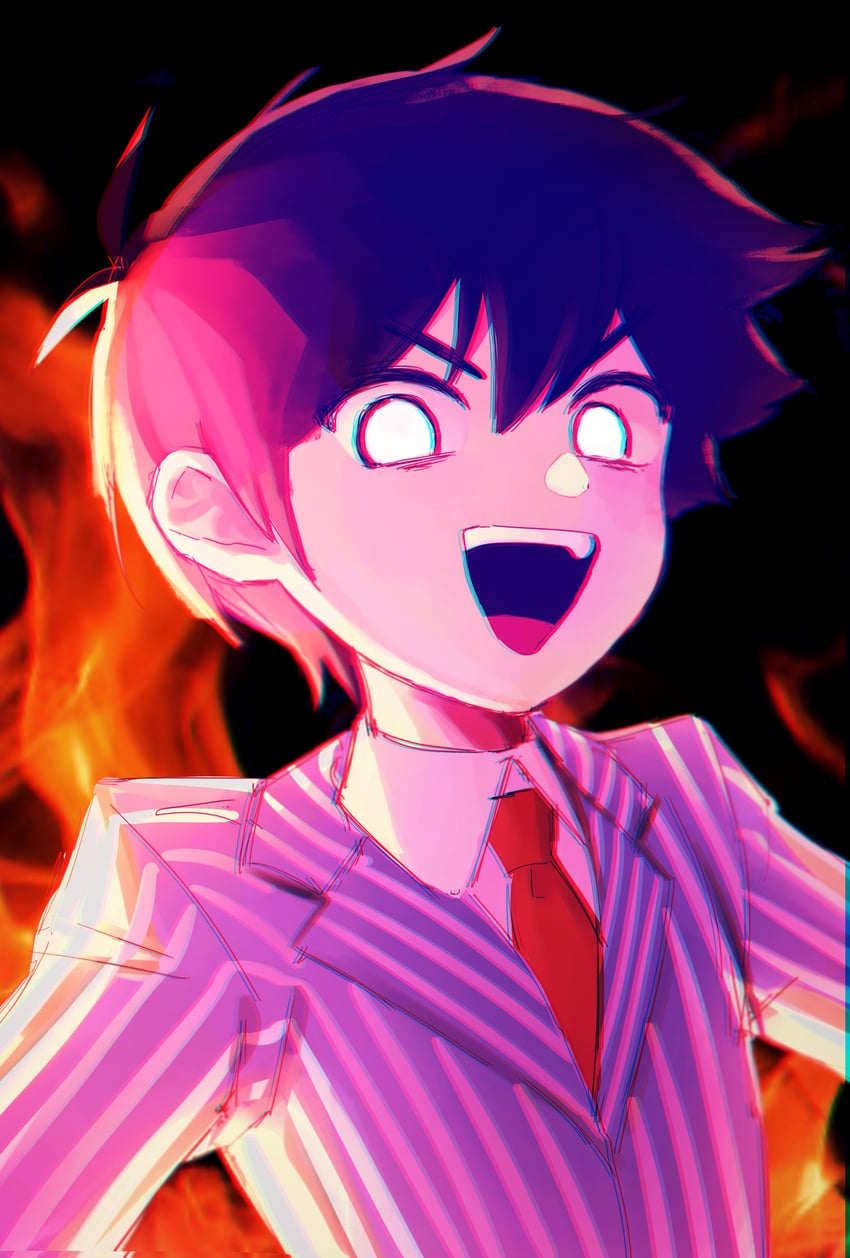 hero and bossman hero (omori) drawn by katyusha_(deer_peter)