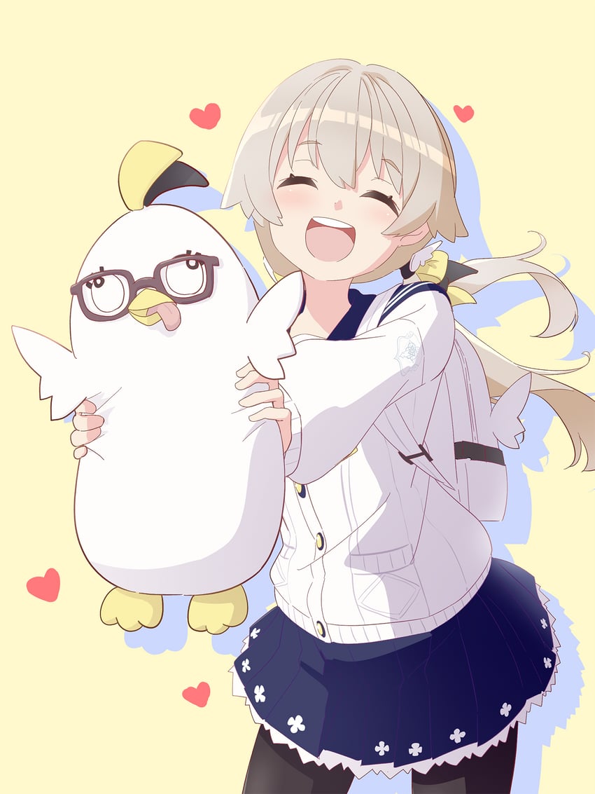 hifumi and peroro (blue archive) drawn by kyousuke_(orcein)