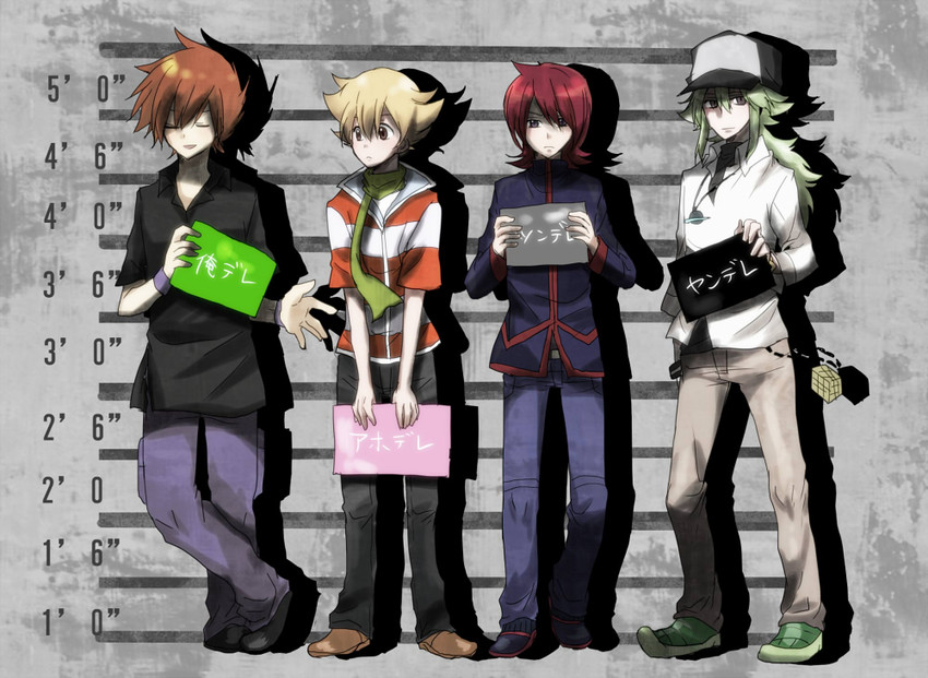 blue oak, n, silver, and barry (pokemon and 4 more) drawn by cherish_choco