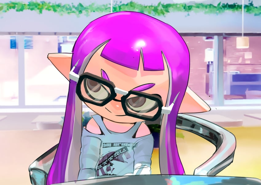 inkling player character and inkling girl (splatoon) drawn by koike3582