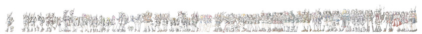 shimakaze, hibiki, shigure, inazuma, yuudachi, and 95 more (kantai collection) drawn by engiyoshi