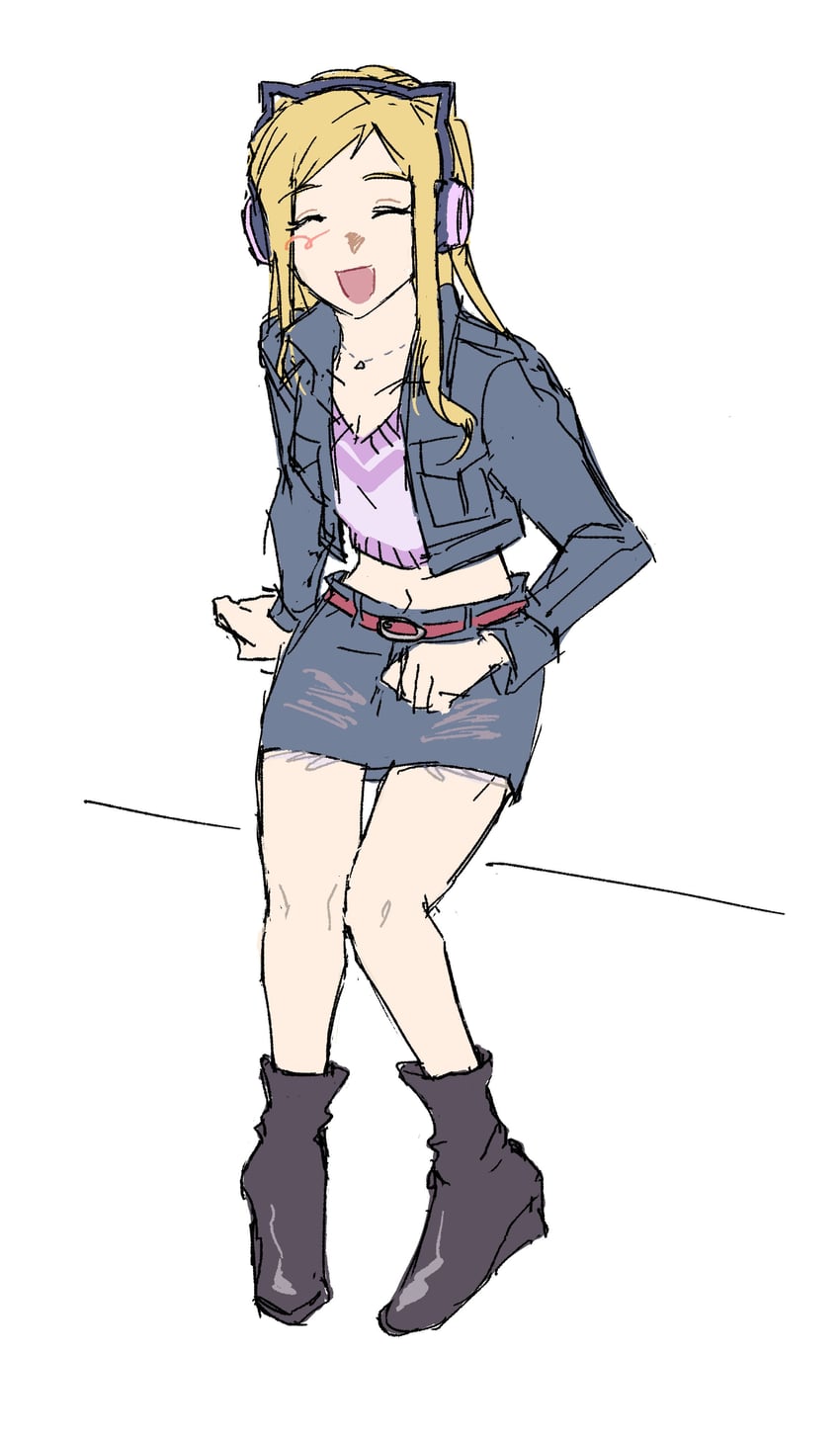 orimoto izumi (digimon and 1 more) drawn by vowi6ip