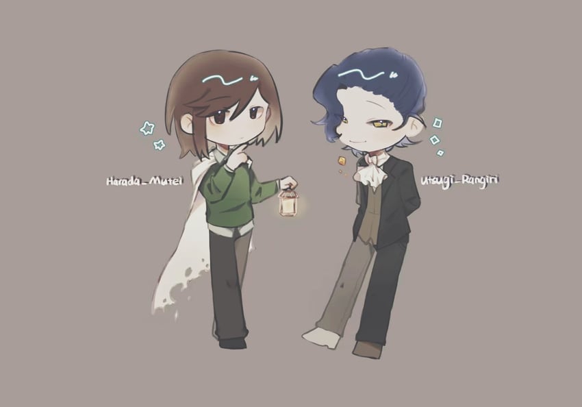 harada mutei and utsugi rangiri (saibou shinkyoku) drawn by gou_(imsooohappy)
