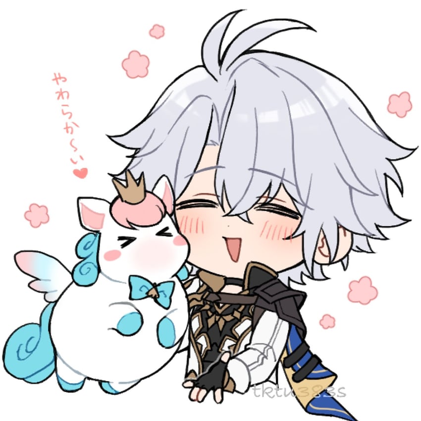 phainon and little ica (honkai and 1 more) drawn by tofu_(bean359)