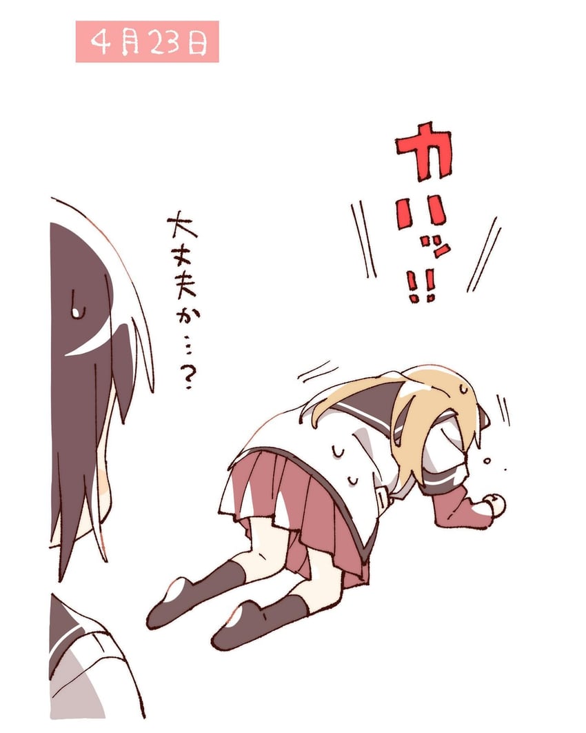 toshinou kyouko and funami yui (yuruyuri) drawn by namori