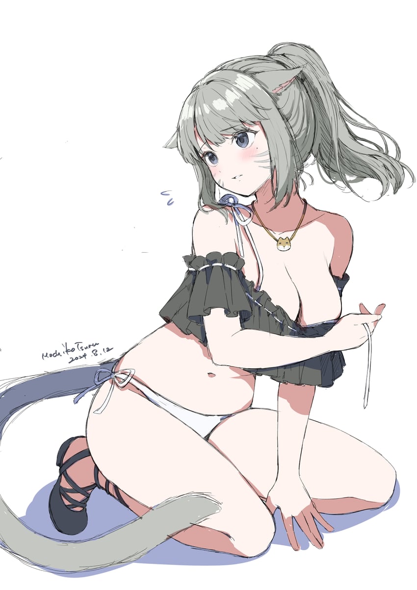 zhloe aliapoh and faux commander (final fantasy and 1 more) drawn by mochiko_tsuru