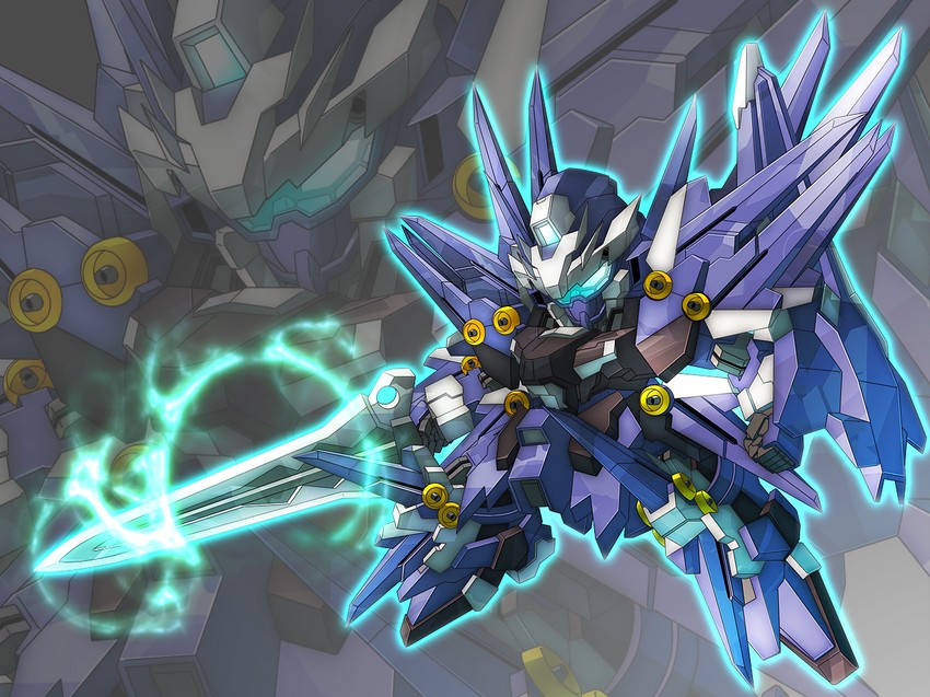 exbein and exexbein (super robot wars and 2 more) drawn by yugo_ama_toki