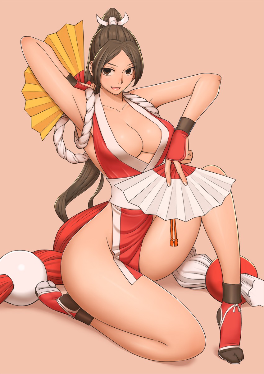 shiranui mai (the king of fighters and 1 more) drawn by shigenobu