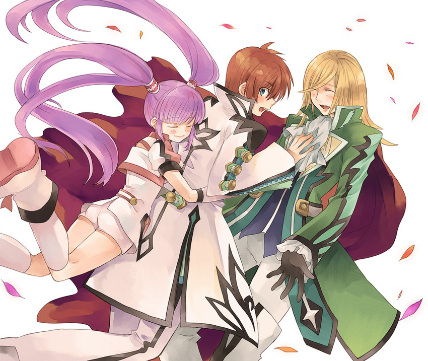 sophie, asbel lhant, and richard (tales of and 1 more) drawn by touge78