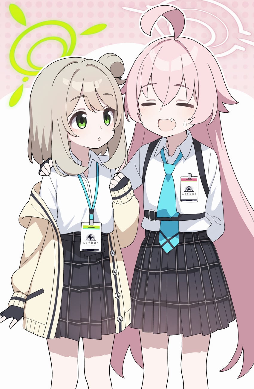 hoshino and nonomi (blue archive) drawn by vector_(dmlddmld00)