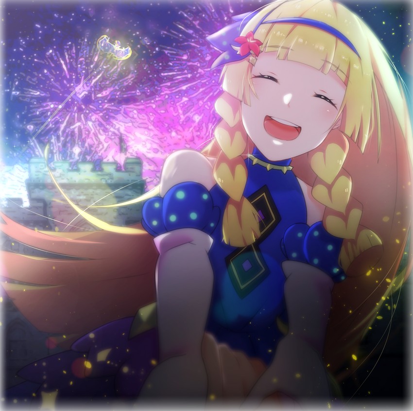 lillie (pokemon and 1 more) drawn by satsuki_(pixiv_742410)