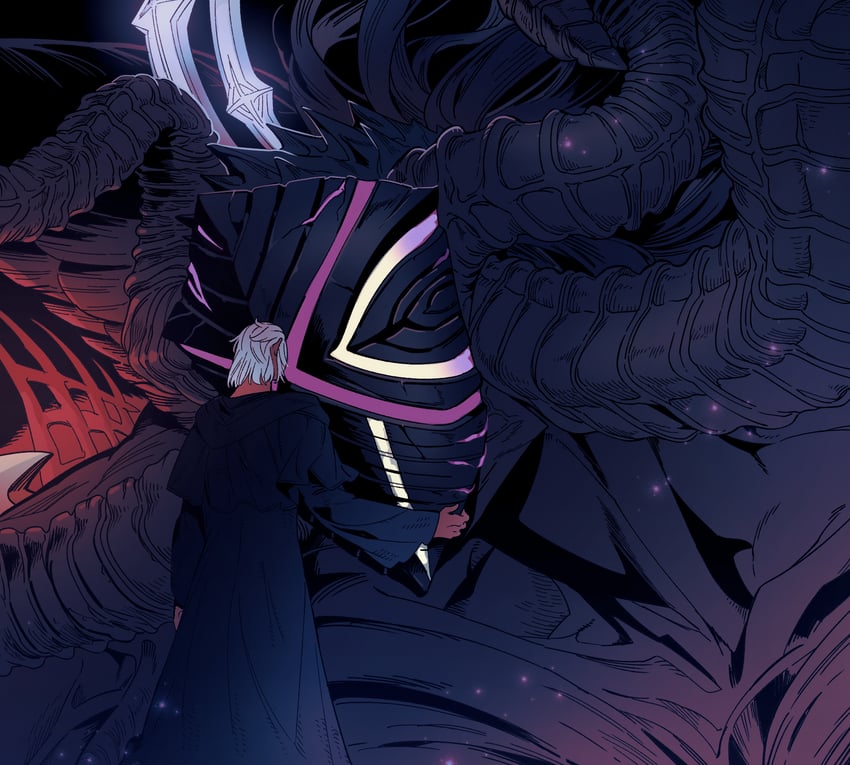 emet-selch and zodiark (final fantasy and 1 more) drawn by 5altybitter5