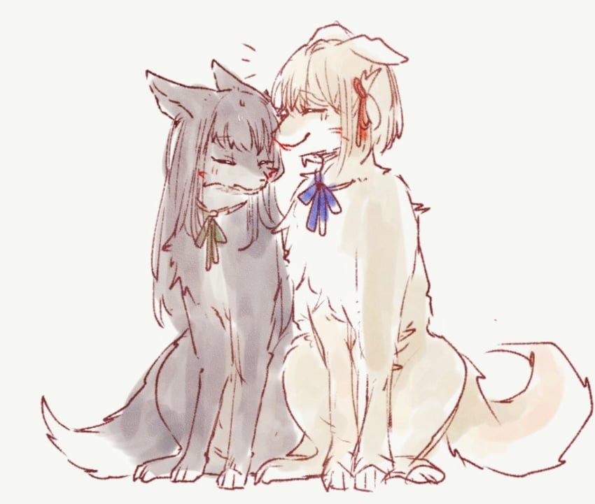 nishikigi chisato and inoue takina (lycoris recoil) drawn by mofu_ra