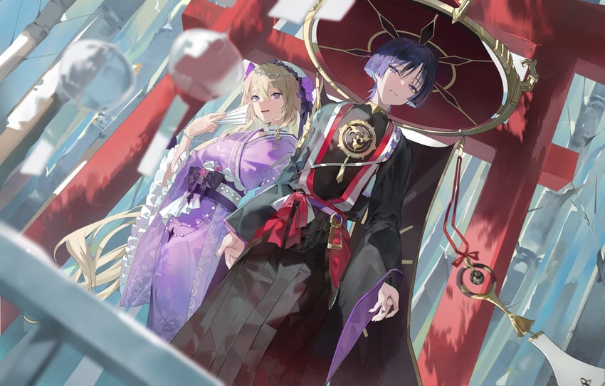 scaramouche (original and 1 more) drawn by ohaek12