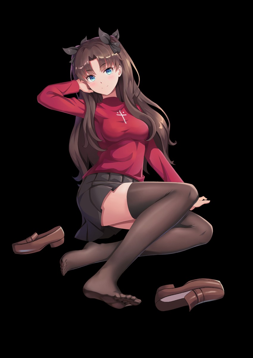 tohsaka rin (fate and 1 more) drawn by t_zhonglang