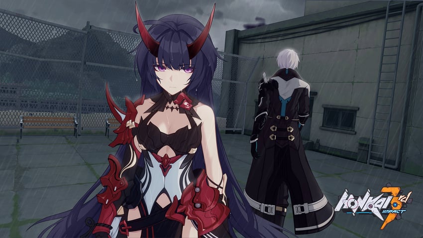 raiden mei and kevin kaslana (honkai and 1 more)