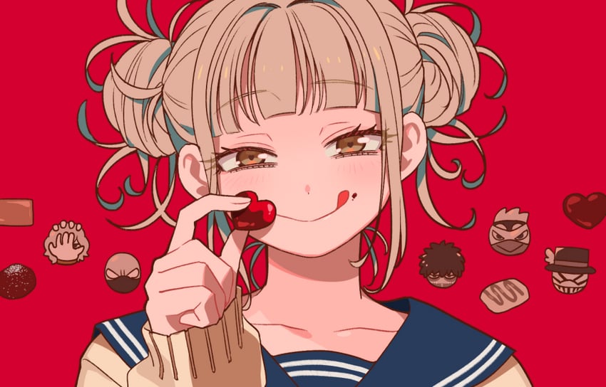 toga himiko, dabi, shigaraki tomura, twice, mr. compress, and 1 more (boku no hero academia) drawn by mommorua