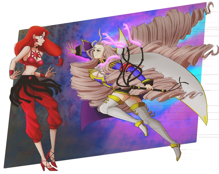 eudial and kochou (bishoujo senshi sailor moon and 3 more) drawn by k0debreaker