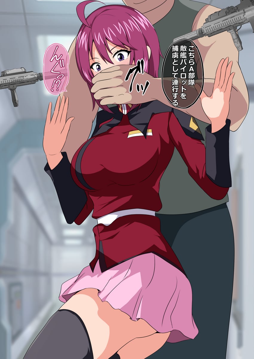 lunamaria hawke (gundam and 2 more) drawn by appei_(555)
