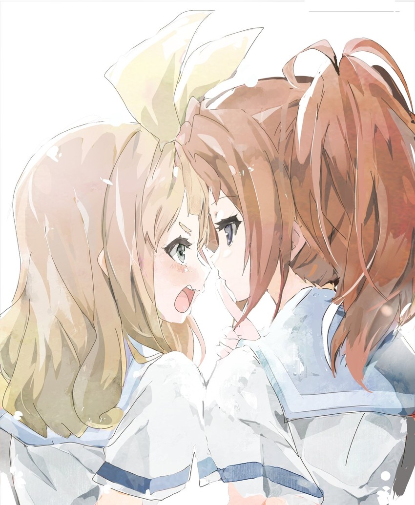 nakagawa natsuki and yoshikawa yuuko (hibike! euphonium) drawn by kataru_(ubw-emiya)