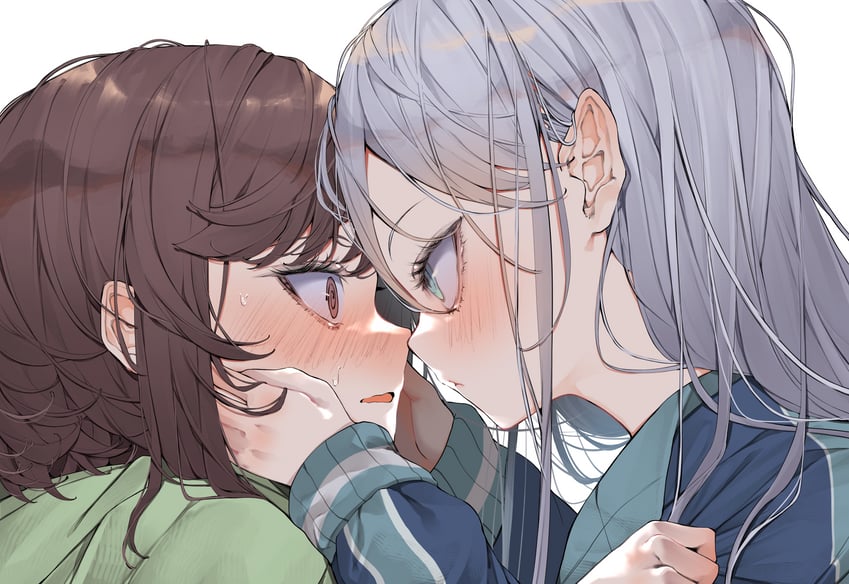 shinonome ena and yoisaki kanade (project sekai) drawn by kararage_tsune