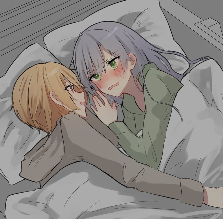 kayamori ruka and izumi yuki (heaven burns red) drawn by anko_(ankoromoti_grma)