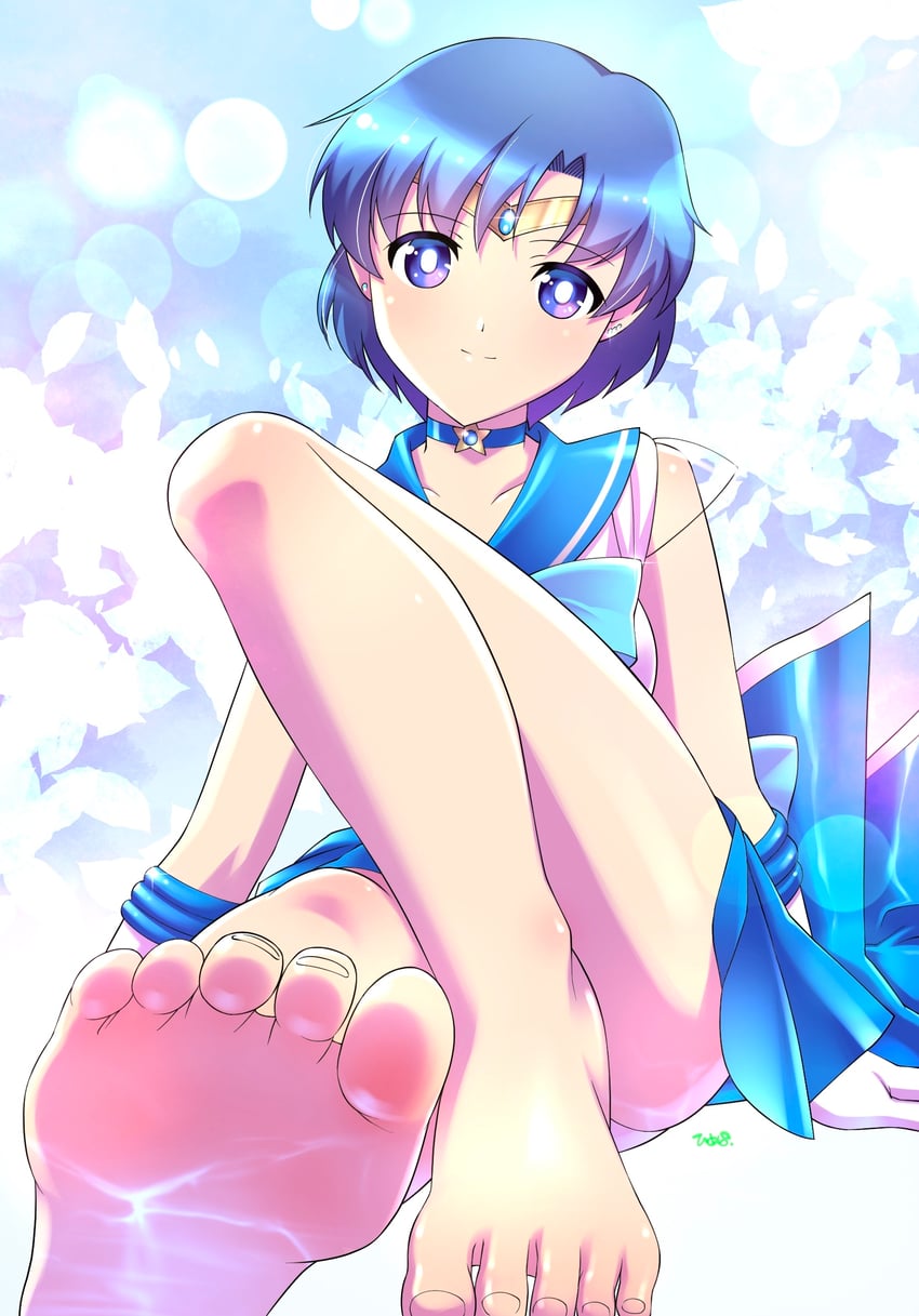 mizuno ami, sailor mercury, and super sailor mercury (bishoujo senshi sailor moon) drawn by himehachi_(hime8manga)