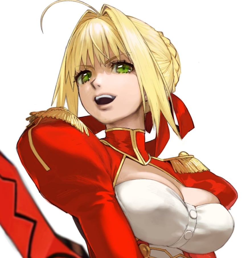 nero claudius (fate and 2 more) drawn by conto
