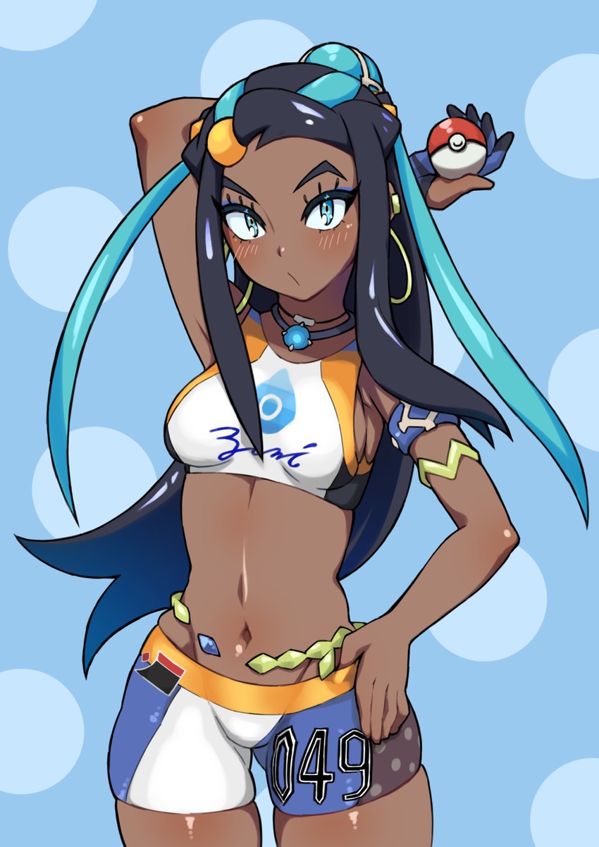 nessa (pokemon and 1 more) drawn by hori_shin