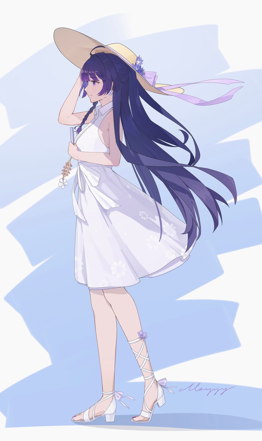 raiden mei (honkai and 1 more) drawn by mayyy