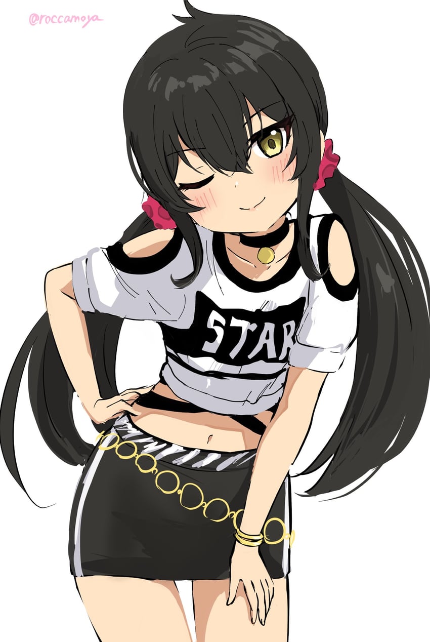 matoba risa (idolmaster and 2 more) drawn by roccamoya