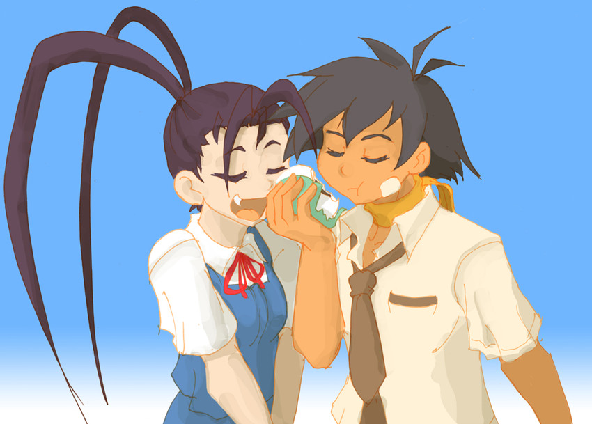 makoto and ibuki (street fighter and 1 more) drawn by dan_heron