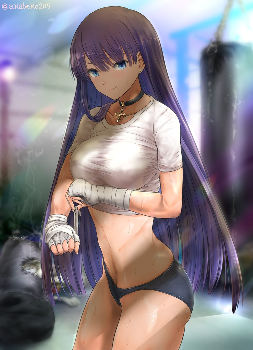 martha (fate and 1 more) drawn by akabeko_boxing