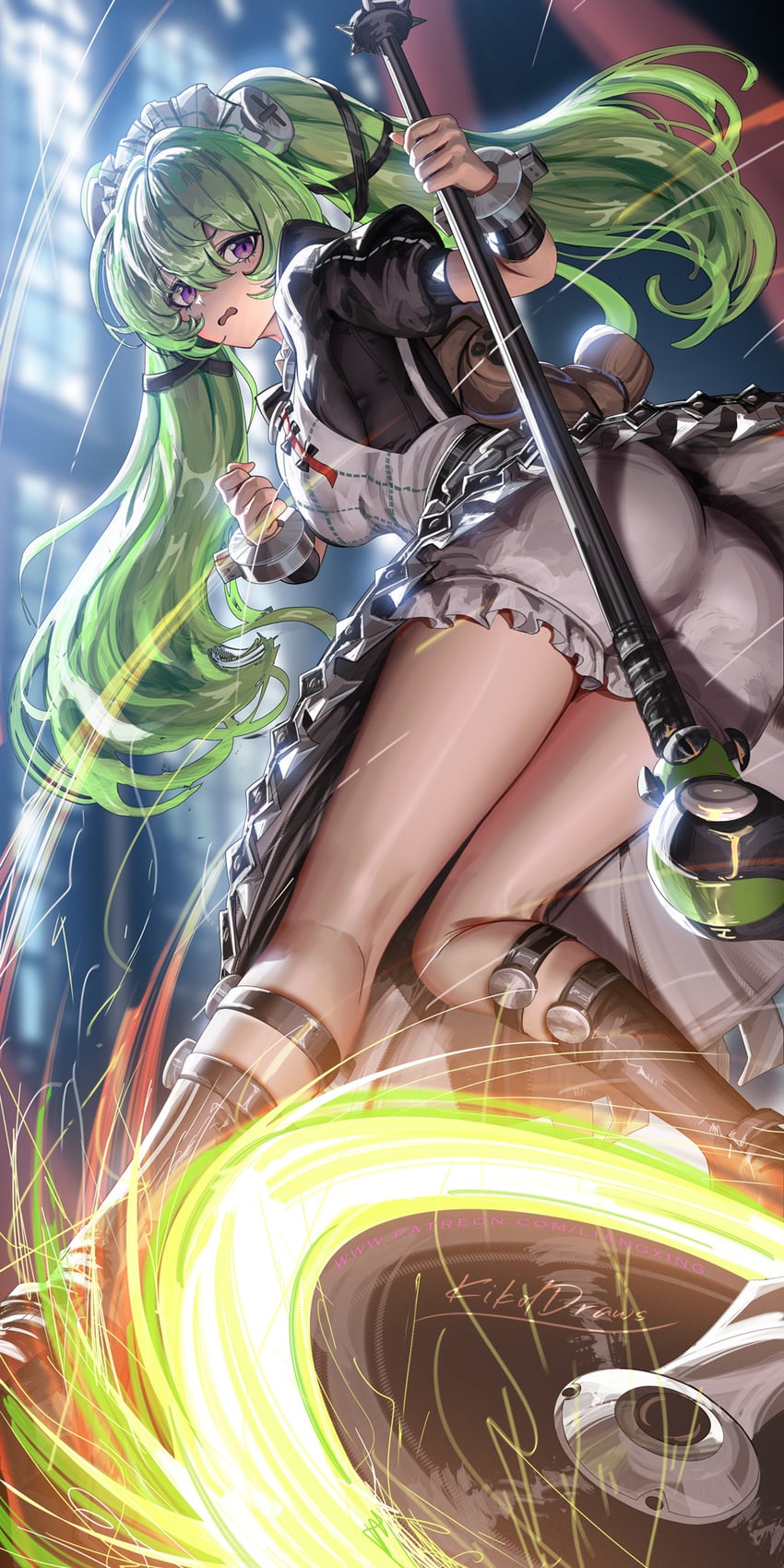 corin wickes (zenless zone zero) drawn by liang_xing
