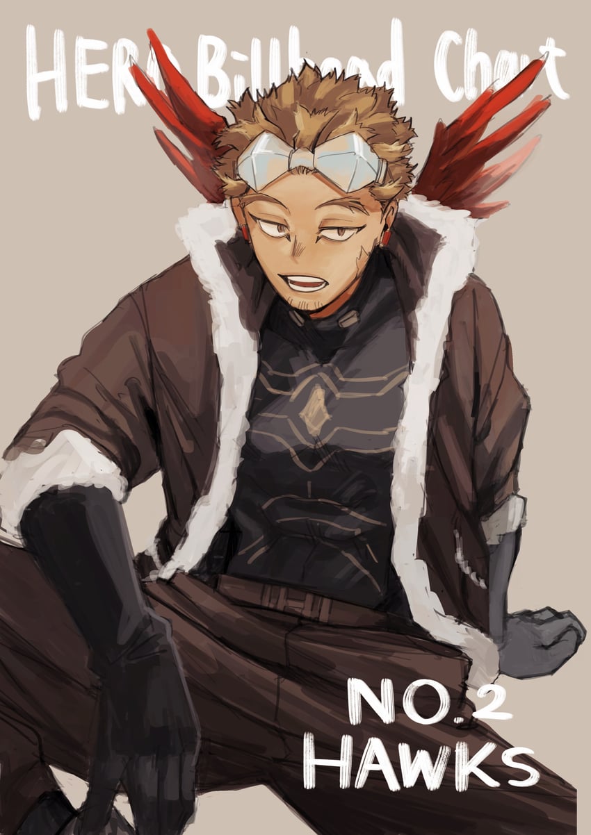 hawks (boku no hero academia) drawn by kogu_(nue_insideout)