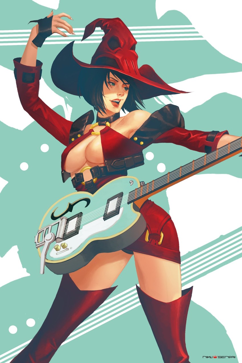 i-no (guilty gear and 1 more) drawn by nikusenpai