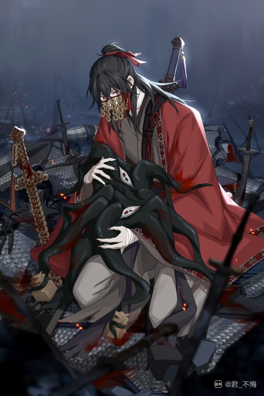 li huowang and li sui (dao gui yi xian) drawn by jun_buhui