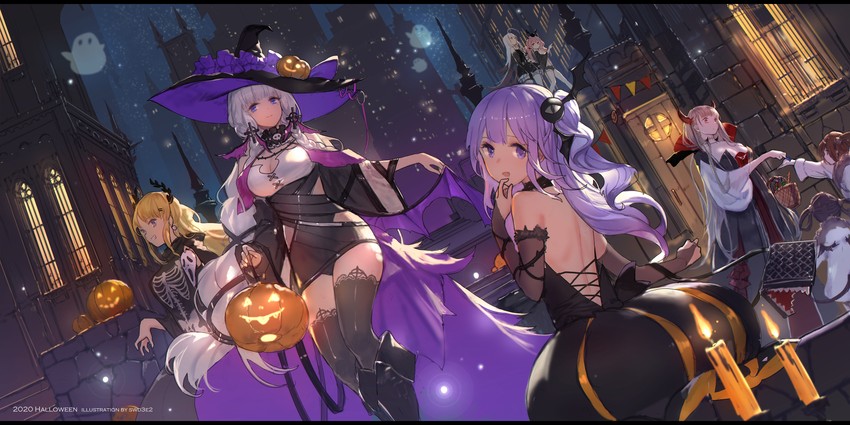 formidable, unicorn, illustrious, ping hai, ning hai, and 2 more (azur lane) drawn by swd3e2