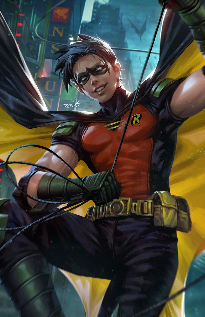 robin and tim drake (dc comics and 1 more) drawn by dcwj