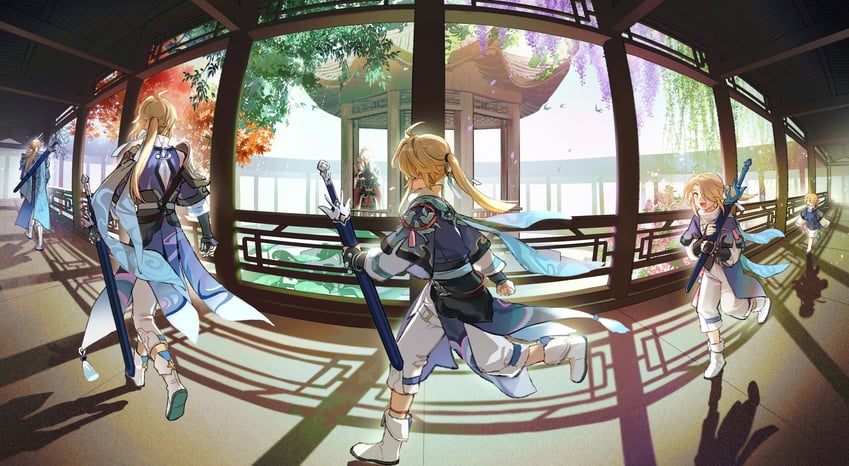 jing yuan and yanqing (honkai and 1 more) drawn by cyotsy