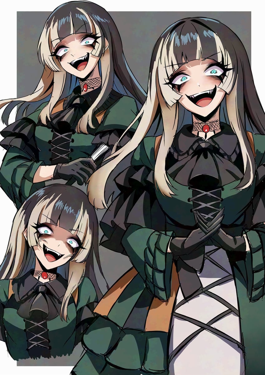 juufuutei raden (hololive and 1 more) drawn by nagainegi