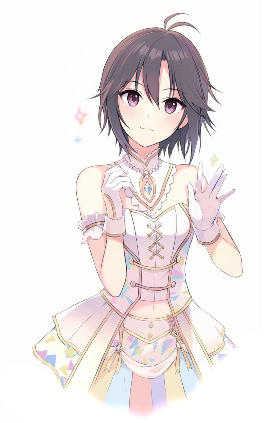 kikuchi makoto (idolmaster and 2 more) drawn by a1001047591