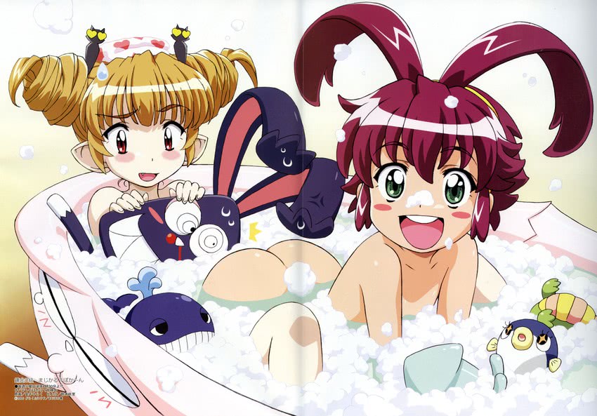 pachira, uma, and tan (megami magazine and 1 more) drawn by kaneko_hiraku