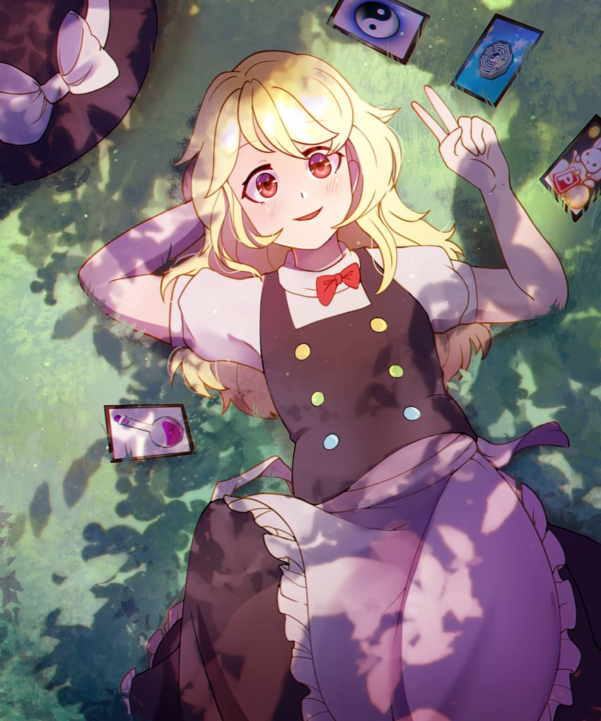 kirisame marisa (touhou and 1 more) drawn by dungeon_toaster