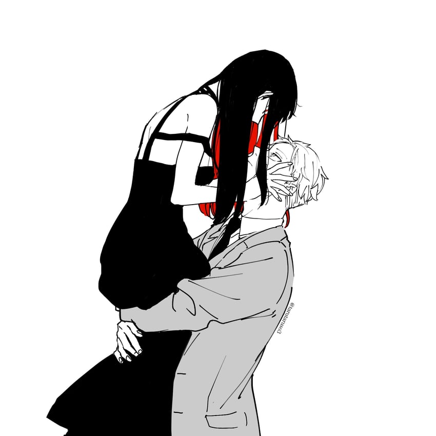 yor briar and twilight (spy x family) drawn by tarutaruso3