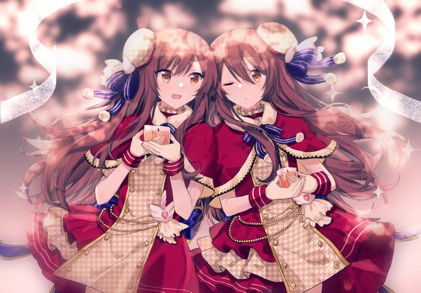 osaki amana and osaki tenka (idolmaster and 1 more) drawn by migolu