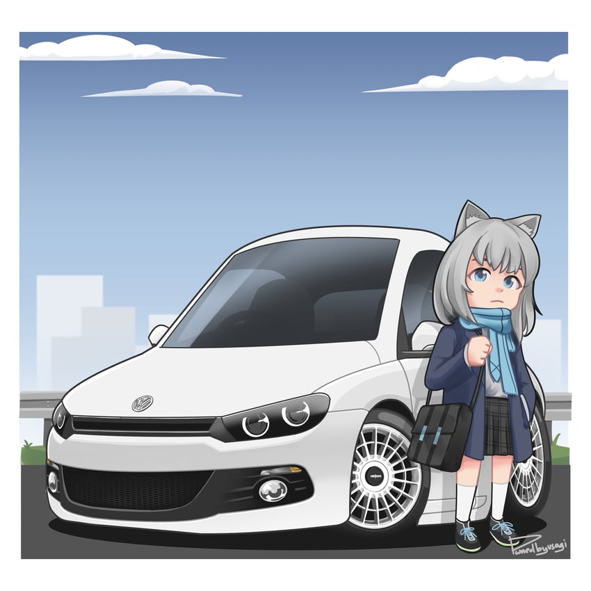 shiroko (blue archive) drawn by pwnedbyusagi